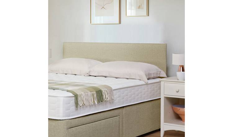 Argos Home Devon Fabric Small Double Headboard - Natural