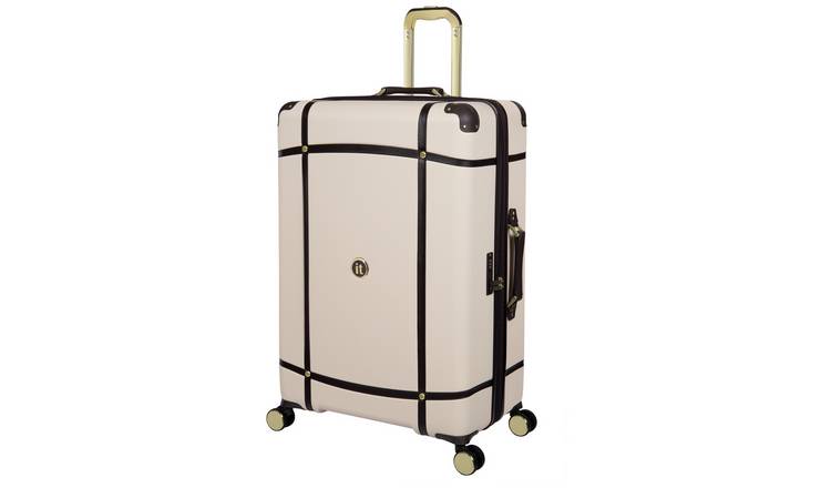 IT Luggage Expandable 8 Wheel Hard Suitcase - Large, Cream