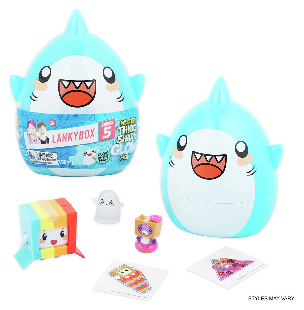 Lankybox Mystery Thicc Shark Glow Pack