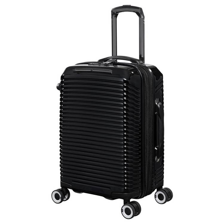 IT Luggage Expandable 8 Wheel Hard Suitcase - Small, Black 0