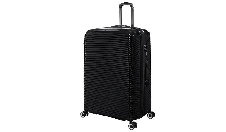 IT Luggage Expandable 8 Wheel Hard Suitcase - Large, Black