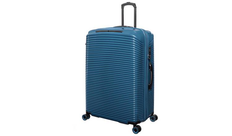 IT Luggage Expandable 8 Wheel Hard Suitcase - Large, Blue