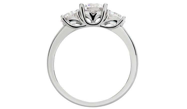 Silver rings for women on sale argos