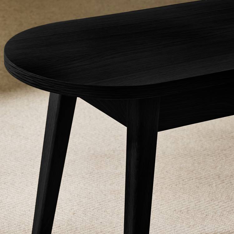 Habitat Etta 3 Seater Dining Bench - Black 0