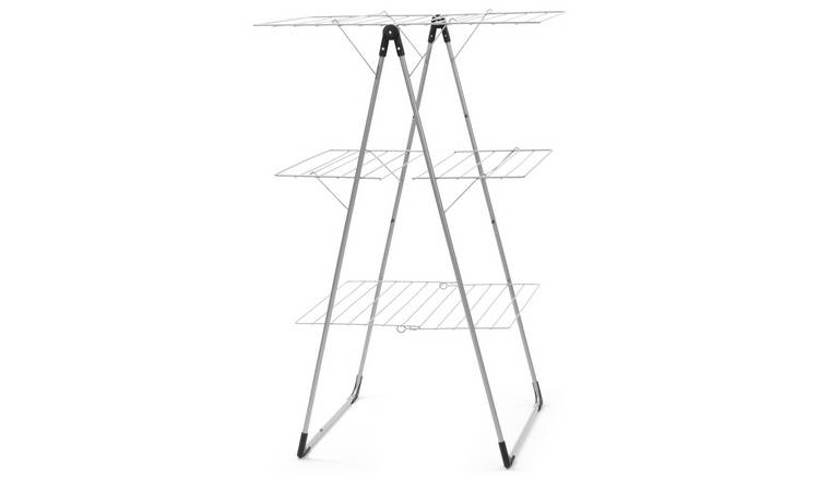 Brabantia 23m Indoor Clothes Airer - Metallic