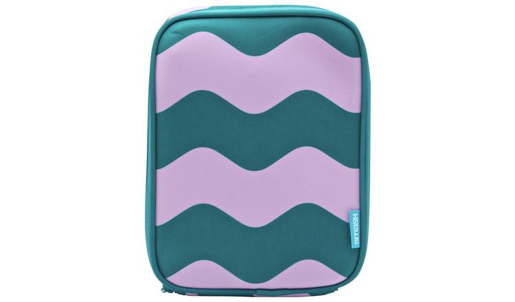 Smash Washable Squiggle Green Lunch Bag