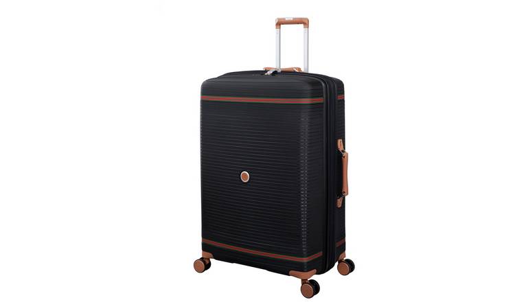 IT Luggage Expandable 8 Wheel Hard Suitcase - Large, Black