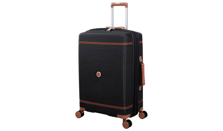 IT Luggage Expandable 8 Wheel Hard Suitcase - Medium, Black