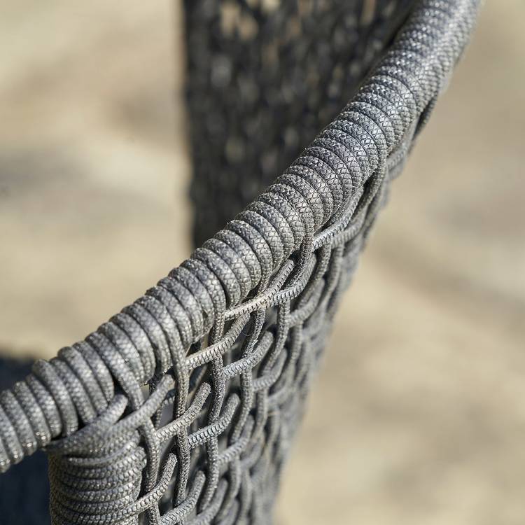 Pacific Dakota 2Seater Rattan Effect Garden Bistro Set-Black 0