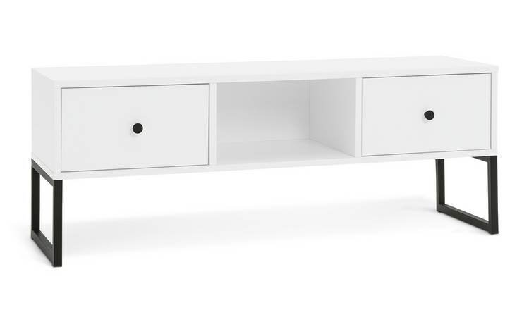 Habitat Anouk 2 Drawer TV Unit -  White