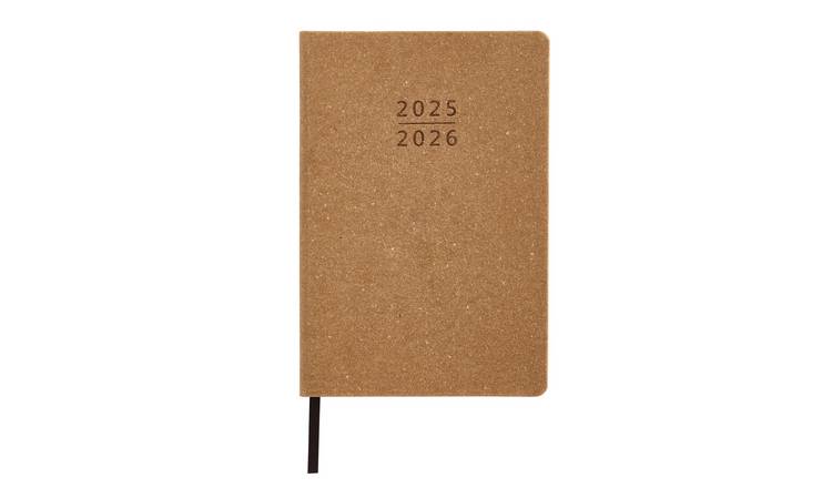 Home A5 Week To View Recycled Leather Diary