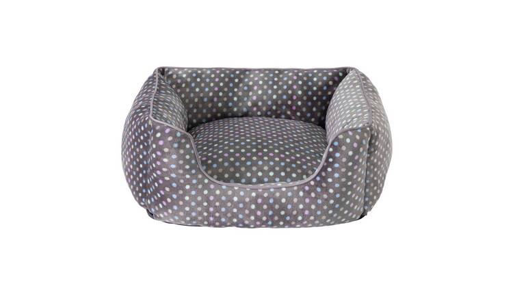 Spotty Square Pet Bed - Small