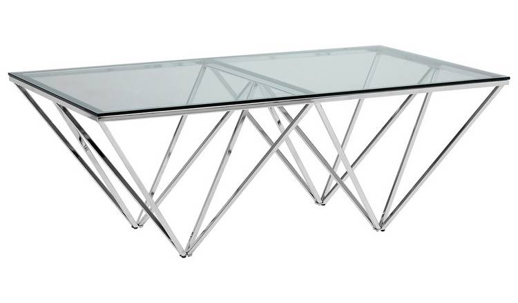 Fifty Five South Allure Coffee Table - Silver