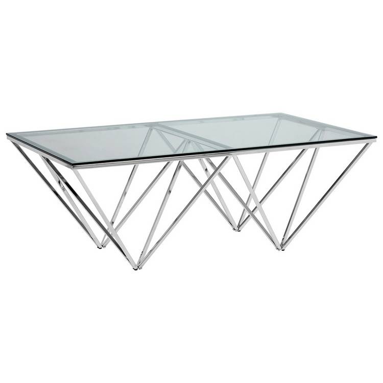 Fifty Five South Allure Coffee Table - Silver 0