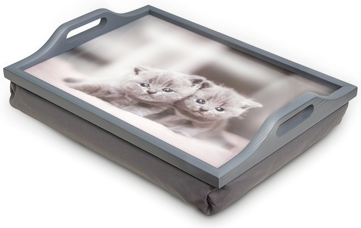 Aidapt Wooden Lap Tray with Kitten Cushion Review