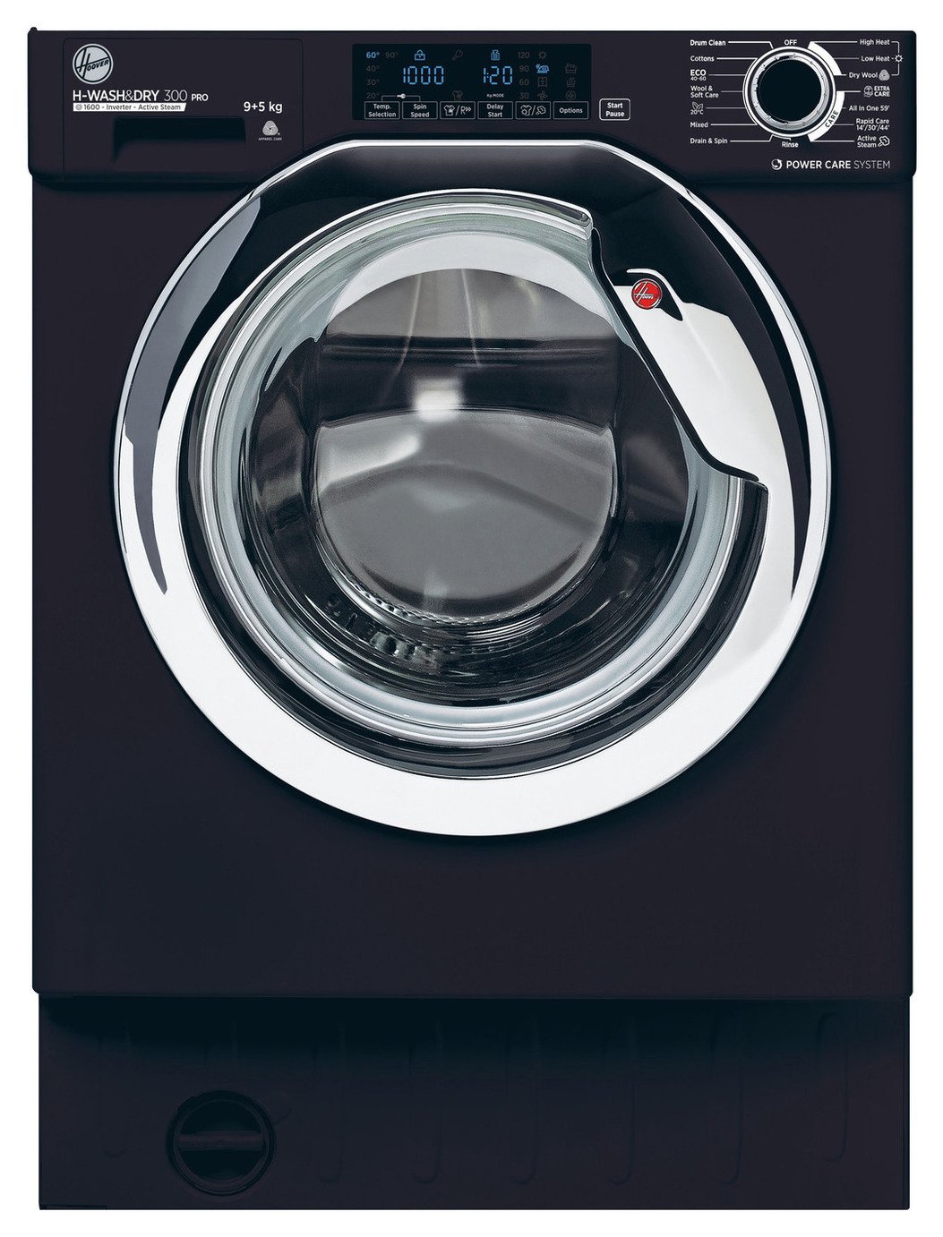 Hoover HBDOS 695TAMCBE 9/5KG Integrated Washer Dryer - Black