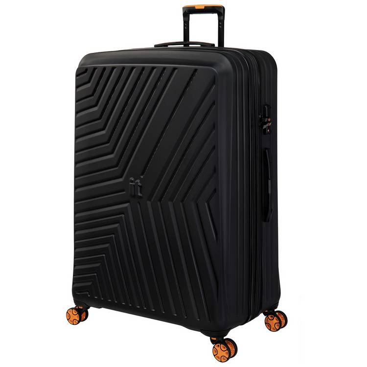 IT Luggage Expandable 8 Wheel Hard Suitcase - XXL, Black 0