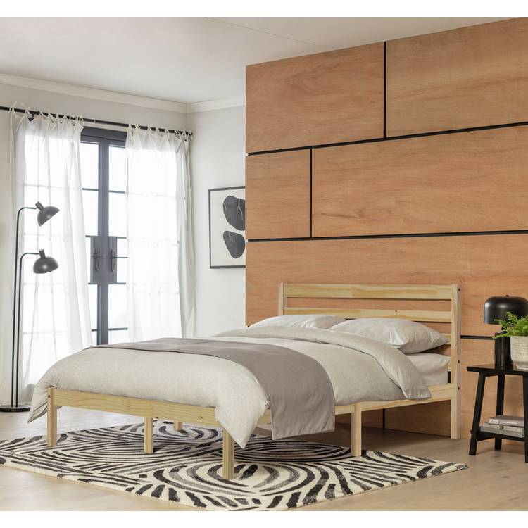 Argos Home Kaycie Double Wooden Bed Frame - Pine 0