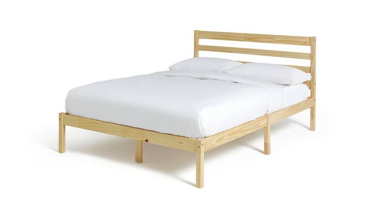 Argos Home Kaycie Double Wooden Bed Frame - Pine