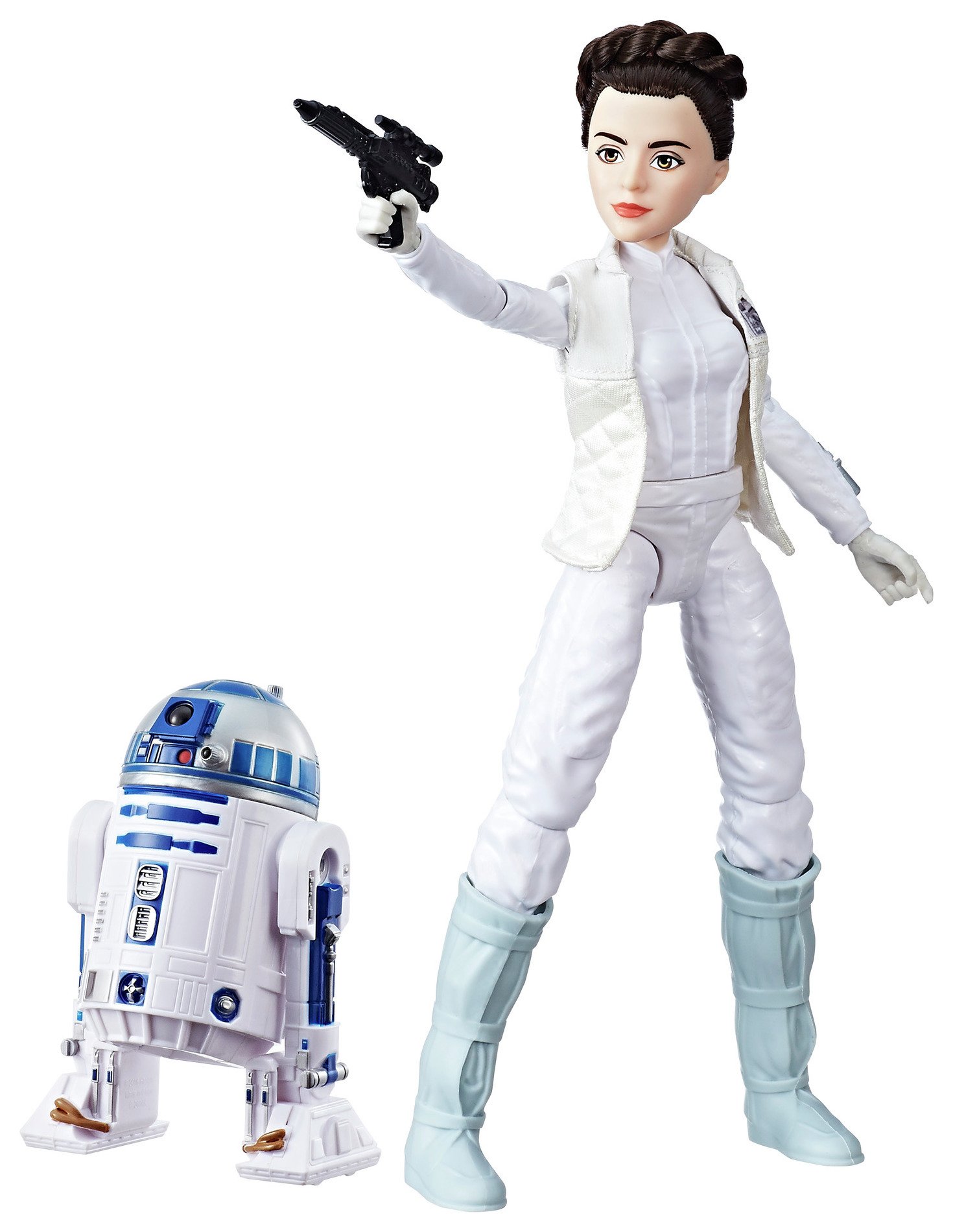 Star Wars Forces of Destiny Princess Leia Organa and R2-D2.