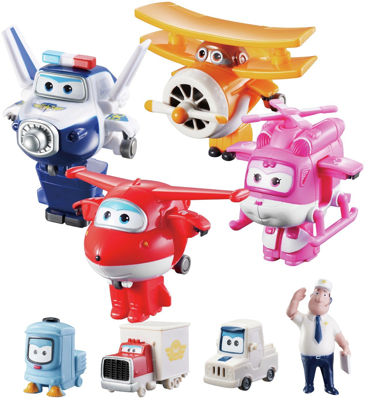 Super wings world airport crew 4 pack review review toys
