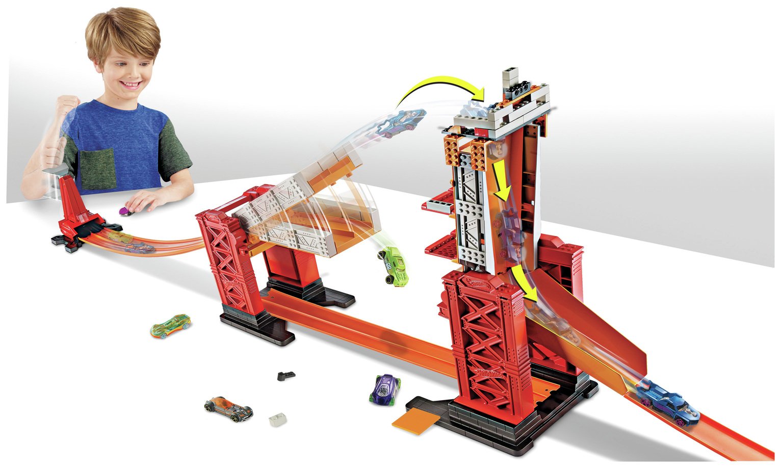 argos hot wheels track builder