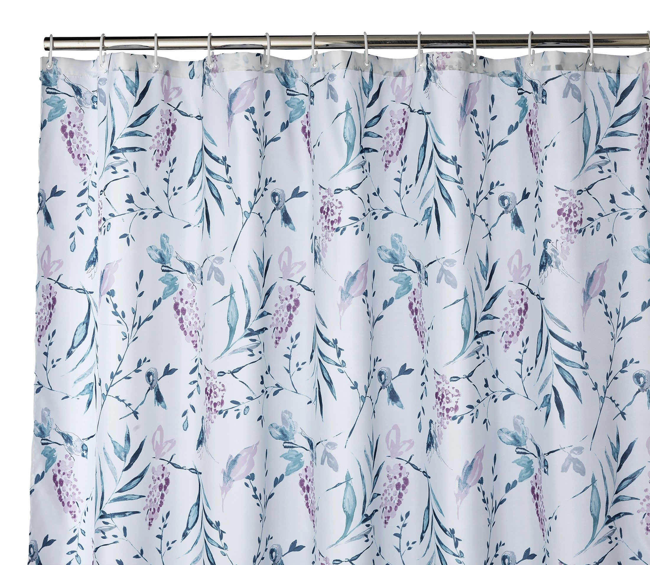 Argos Home Grace Shower Curtain - Pink & Blue