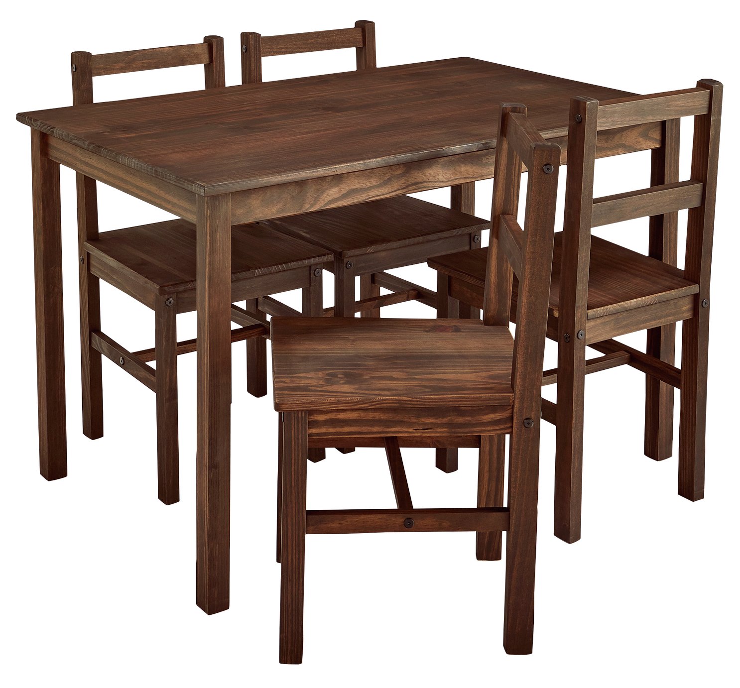 Argos solid deals wood dining table