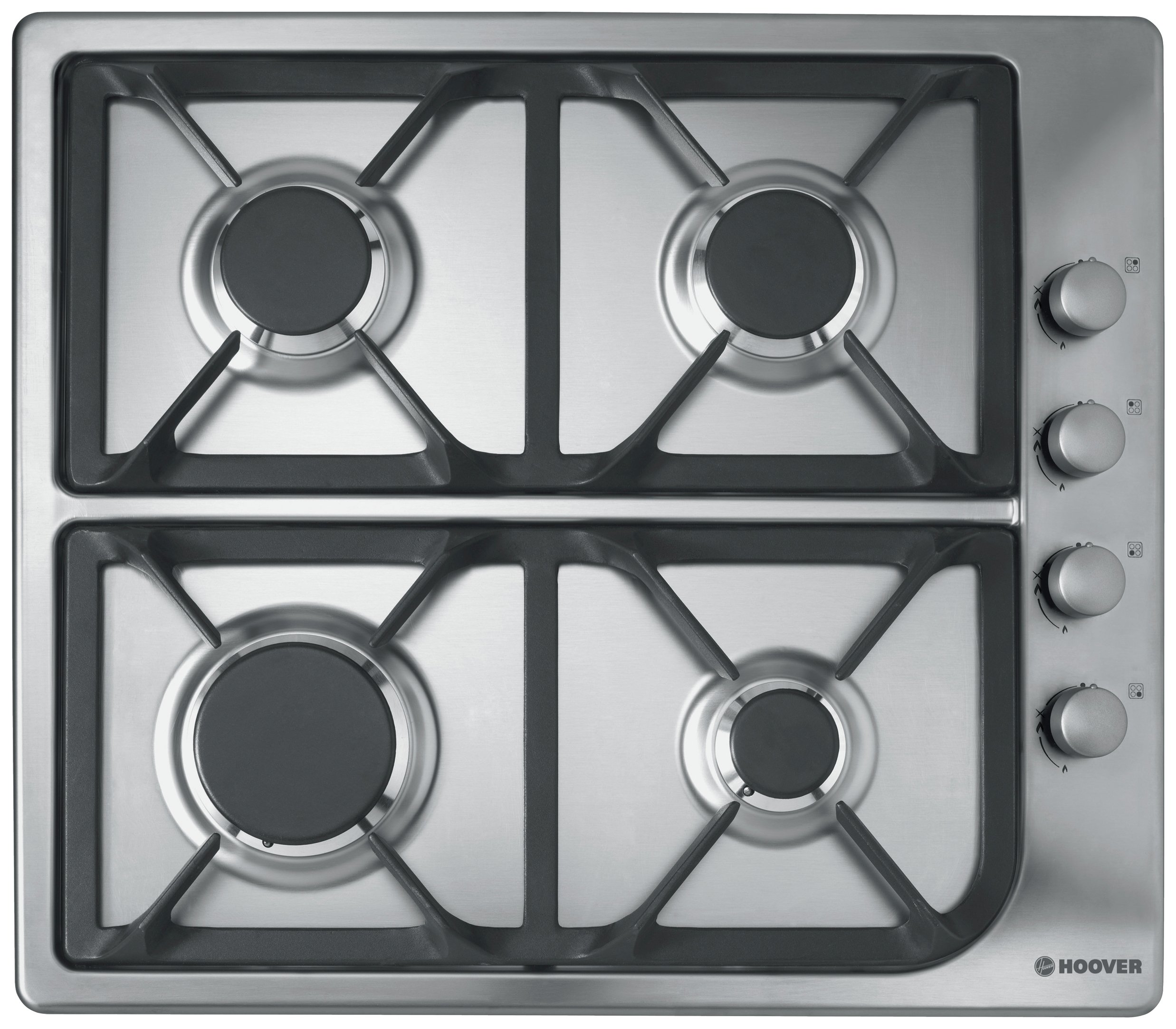 Hoover HGL64SCX Gas Hob- Stainless Steel