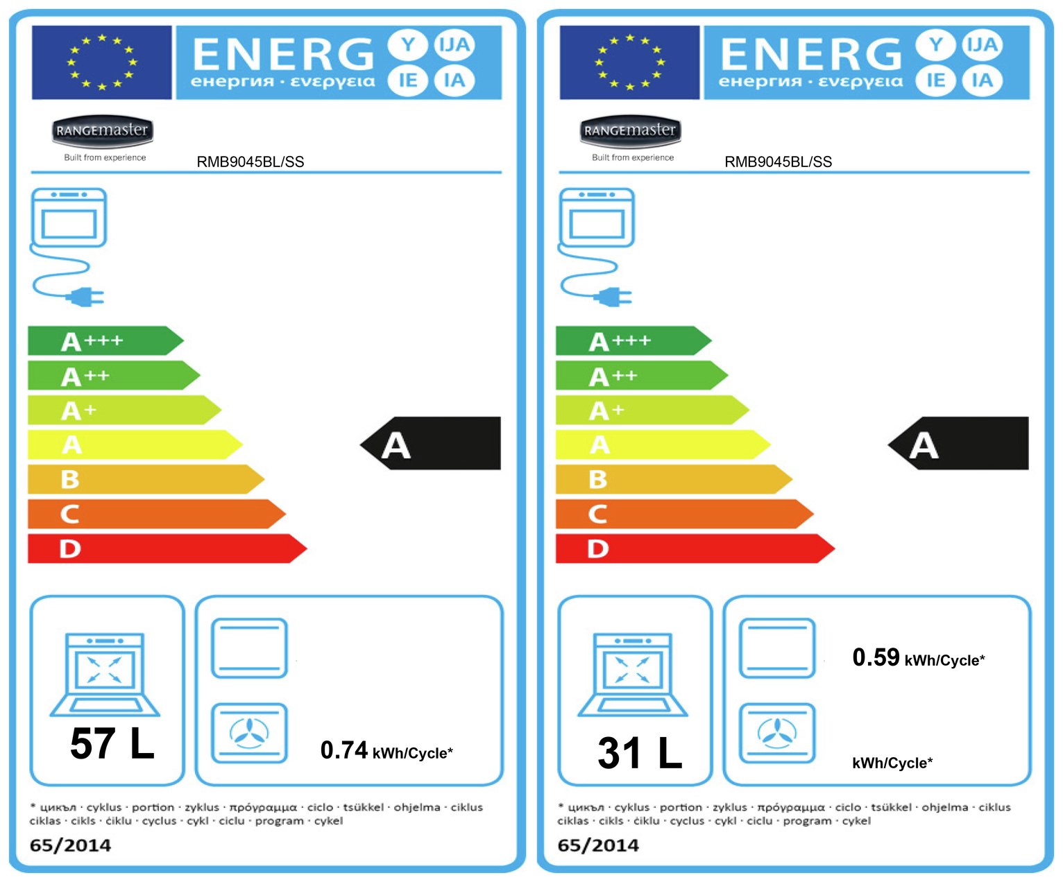 Rangemaster RMB9045BL/SS Electric Double Oven Reviews
