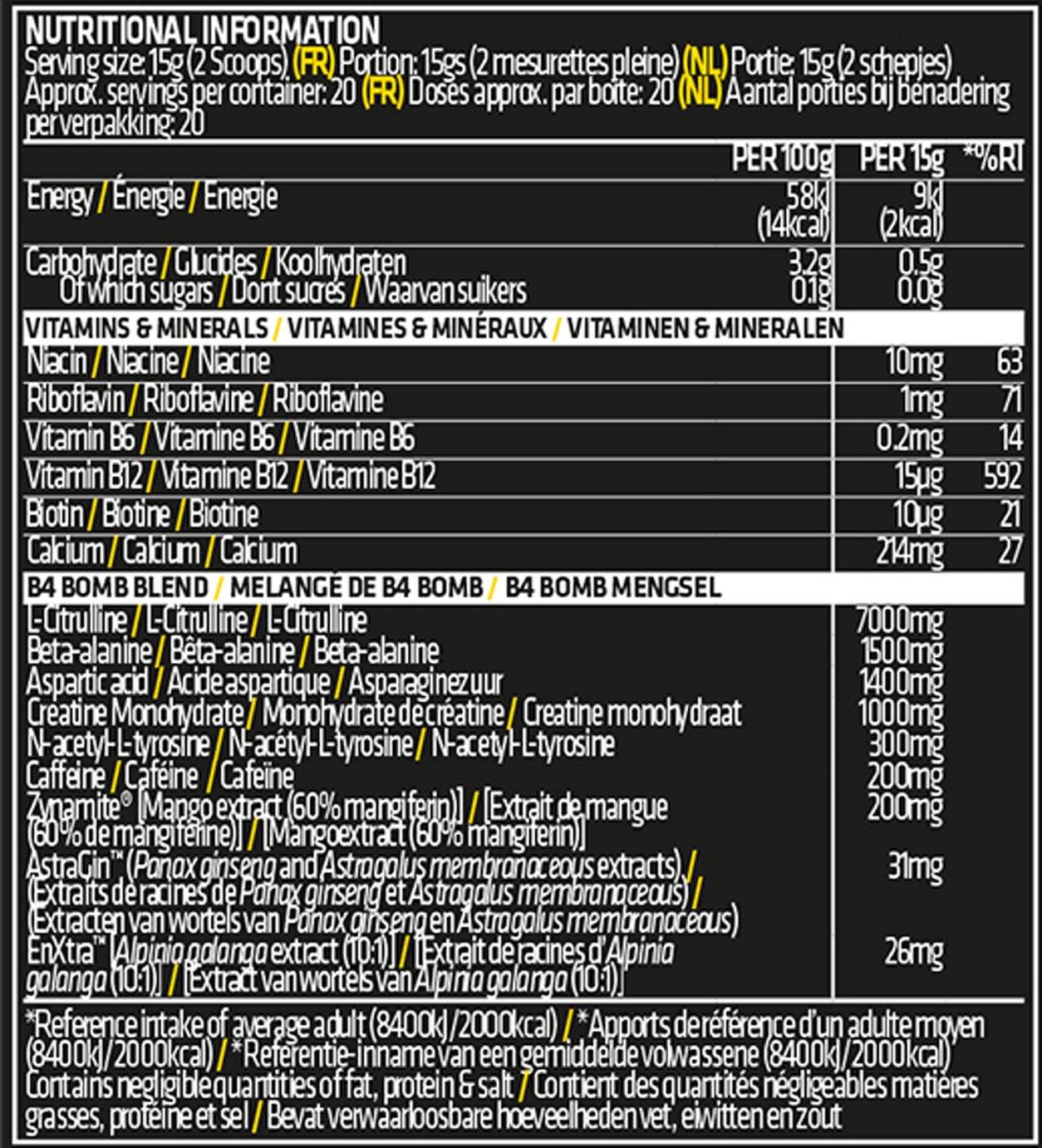 USN Pre Workout B4 Bomb Cherry Pop 300g Review