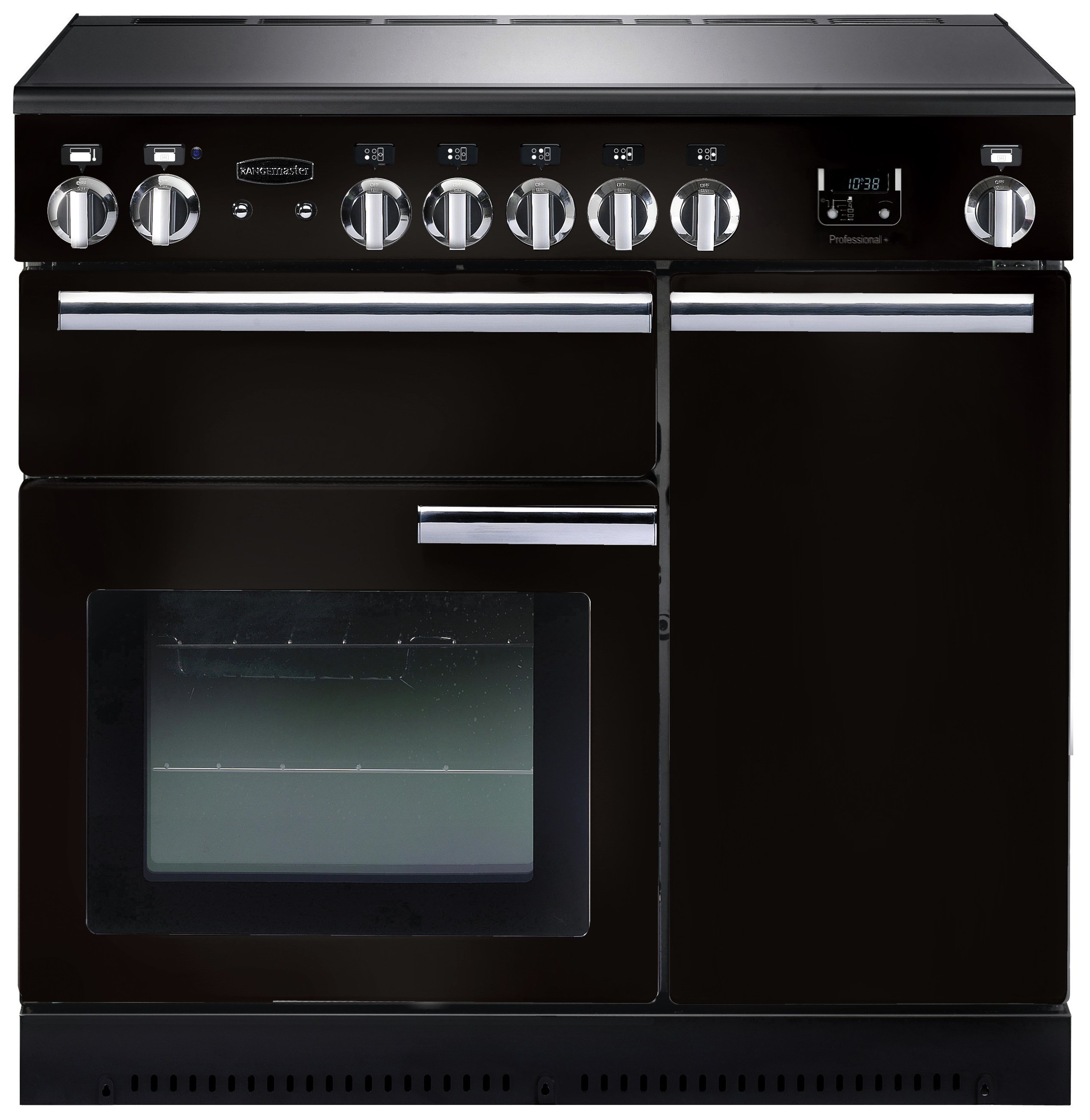 Rangemaster Professional Plus 90cm Range Cooker - Black