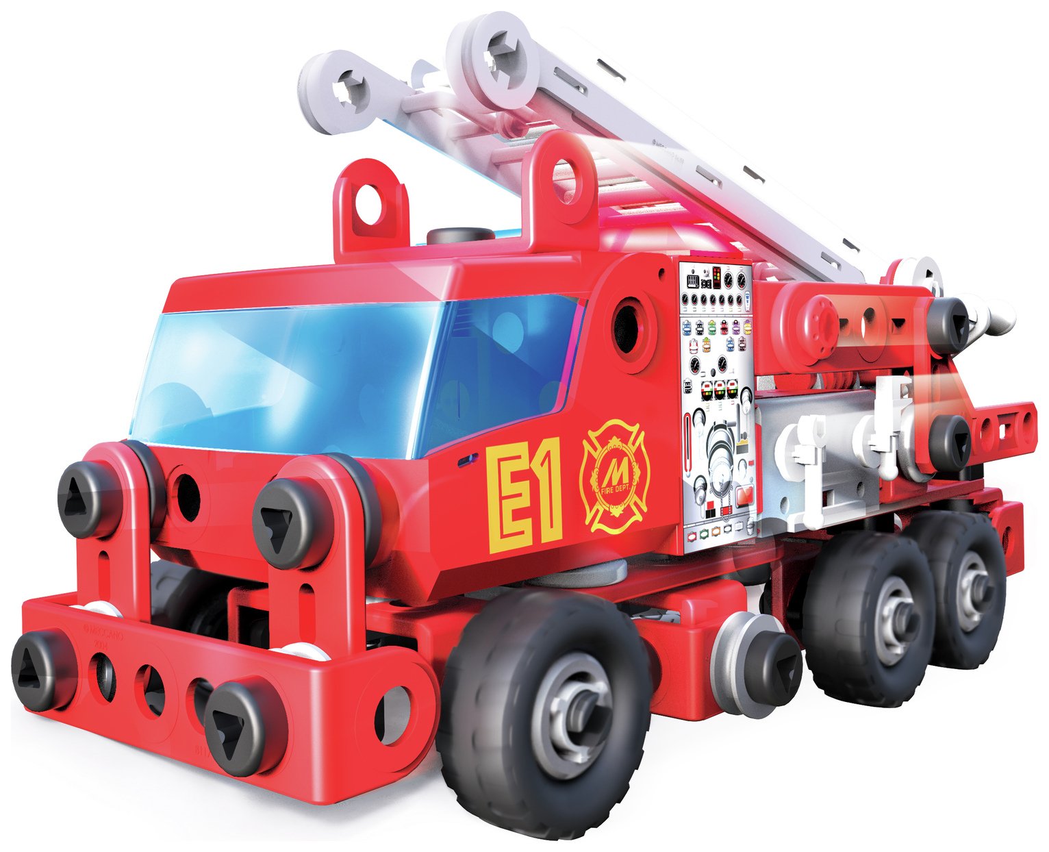 meccano junior rescue fire engine building set