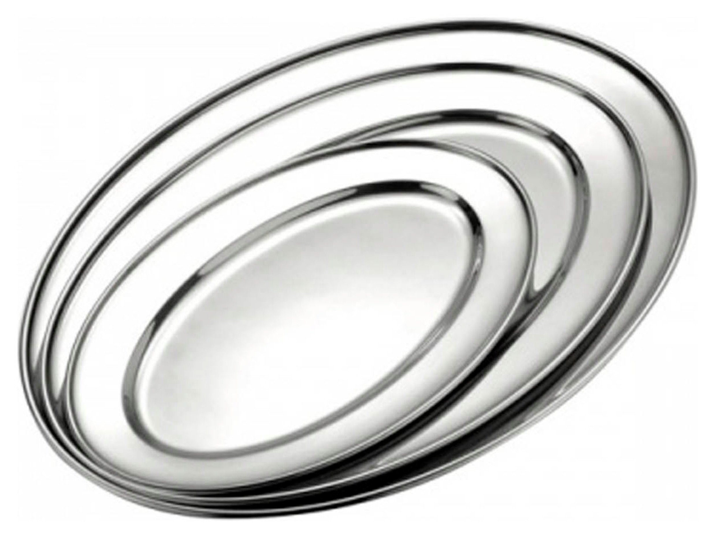 Zodiac Oval Serving Dish - Stainless Steel