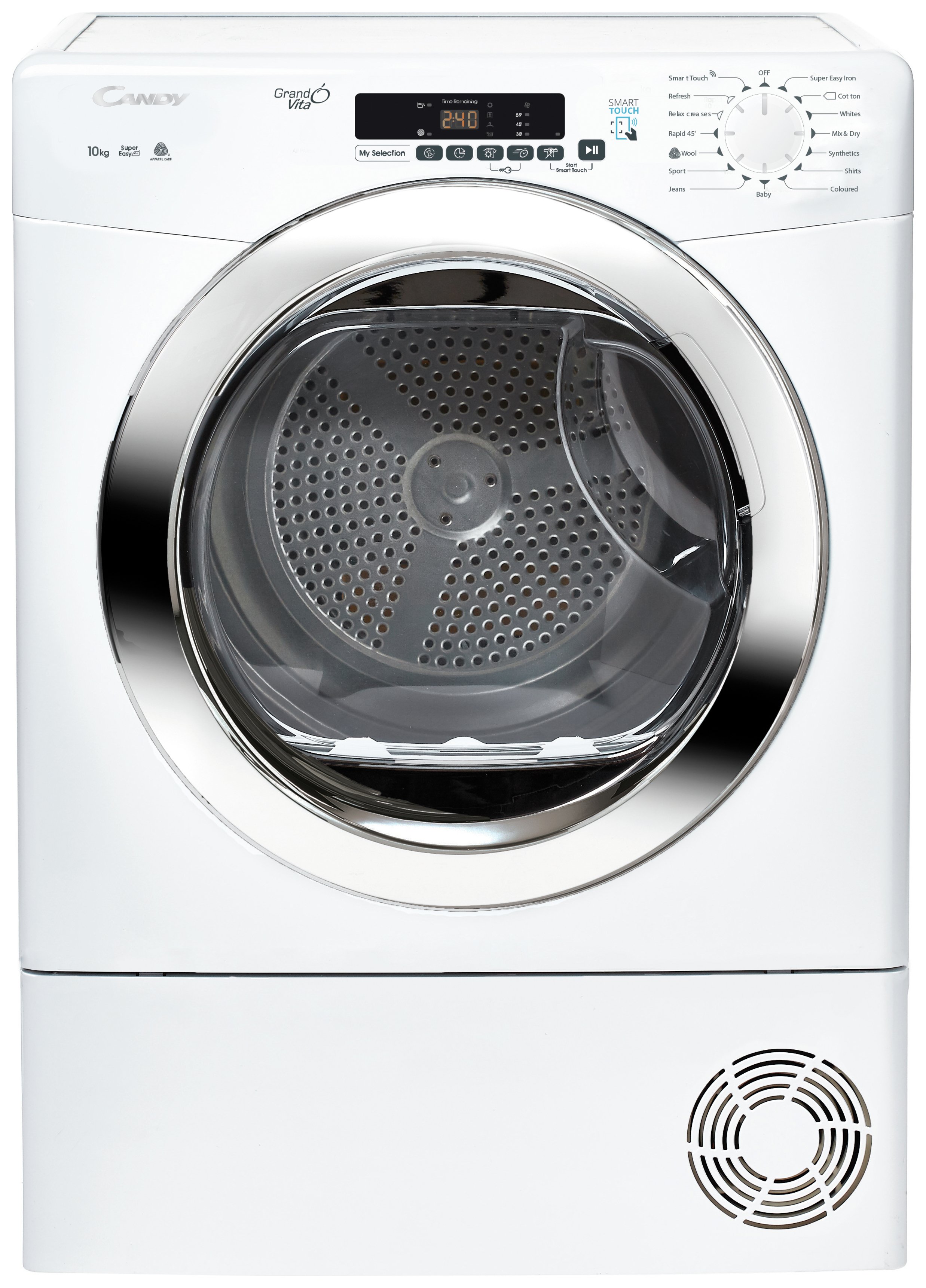 Candy GVS C10DCG 10KG Condenser Tumble Dryer White (7347539) Argos Price Tracker