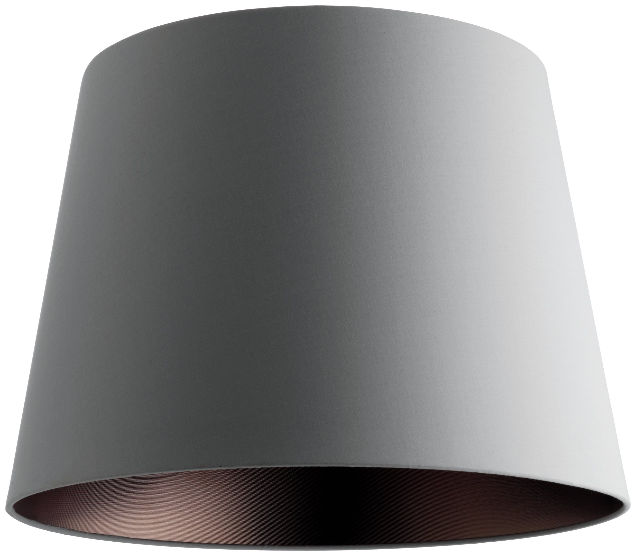 Habitat Grande Large Tapered Fabric Lampshade - Grey