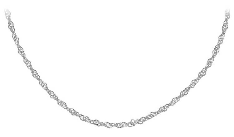 White gold 18 store inch necklace