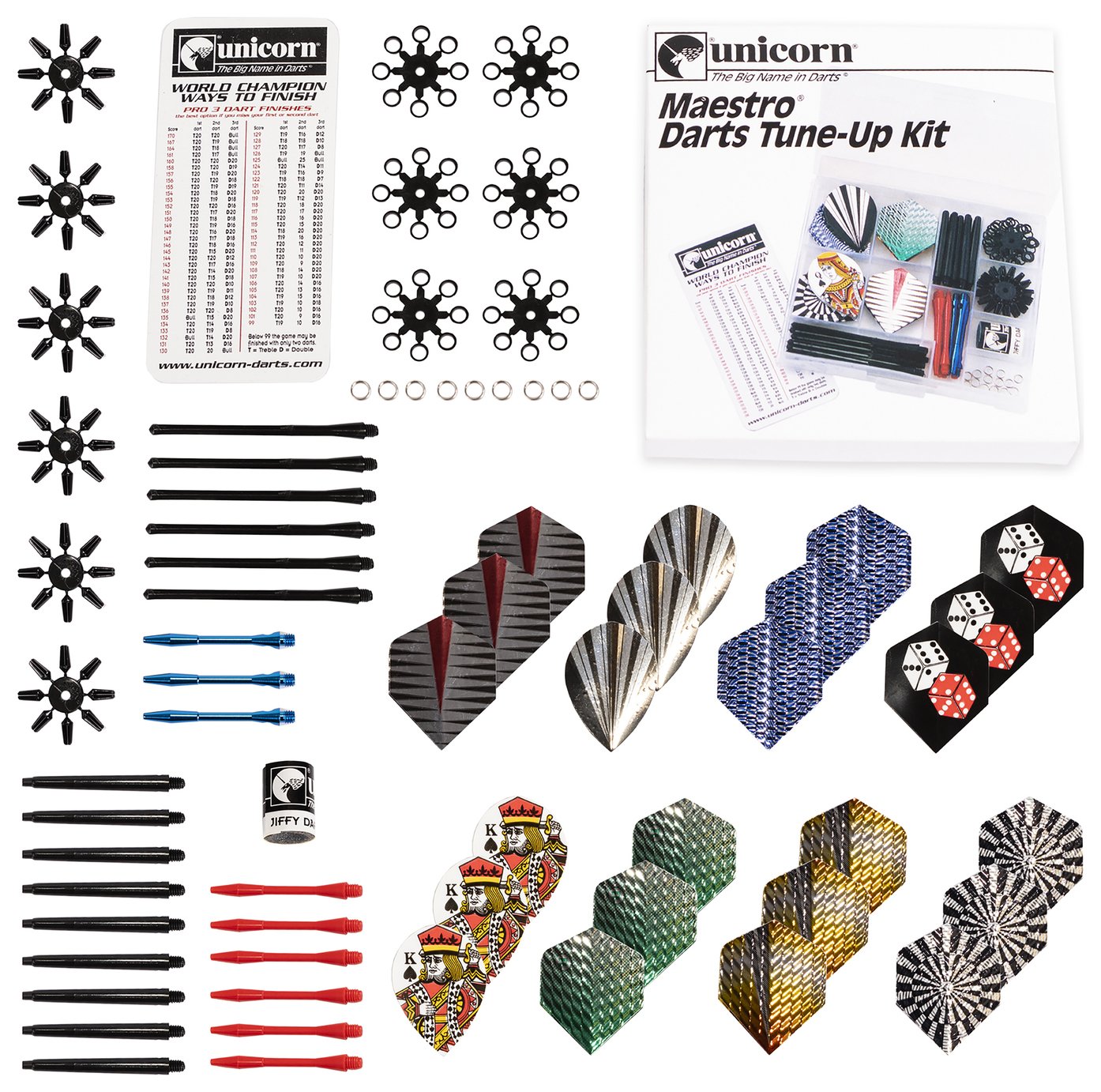 Unicorn Maestro 155 Piece Tune Up Darts Accessory Kit