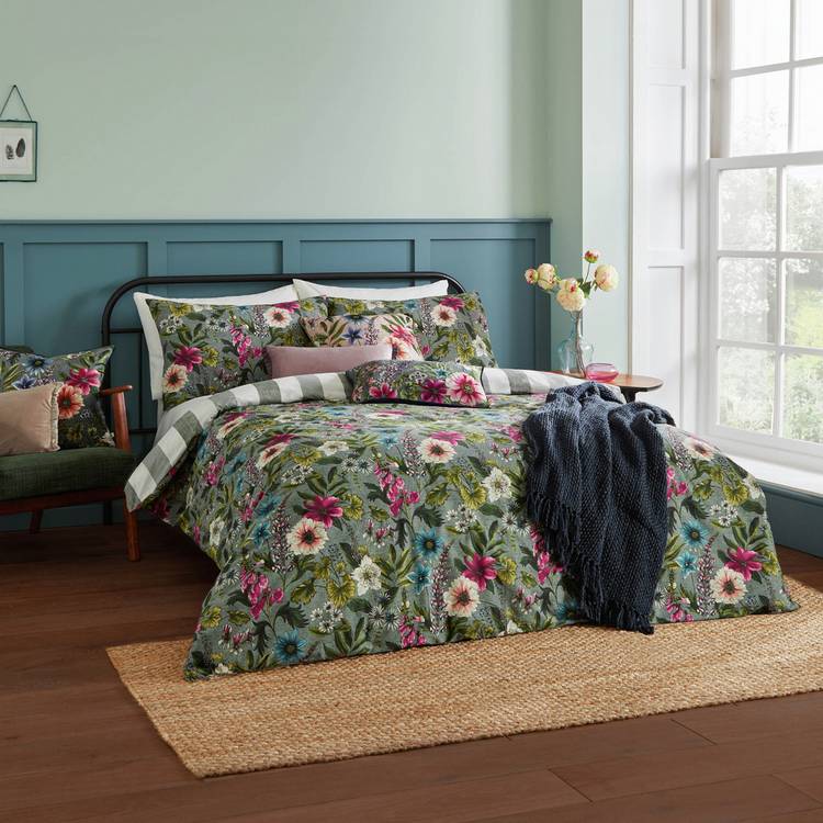 Wylder Hidcote Manor Green Bedding Set - Superking 0