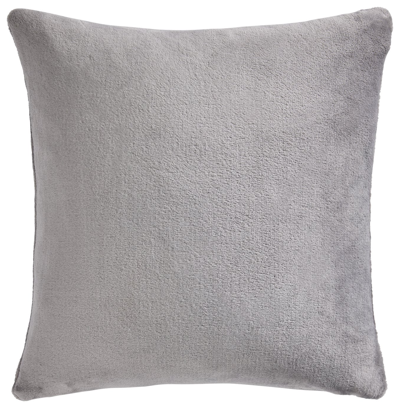 Buy Argos Home Plain Super Soft Fleece Cushion - Grey - 43x43cm