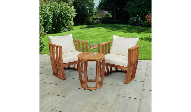 Greenhurst Abberley 2 Seater Wooden Garden Bistro Set