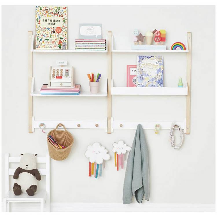 Great Little Trading Company Paxon Peg Rail Shelving System 0