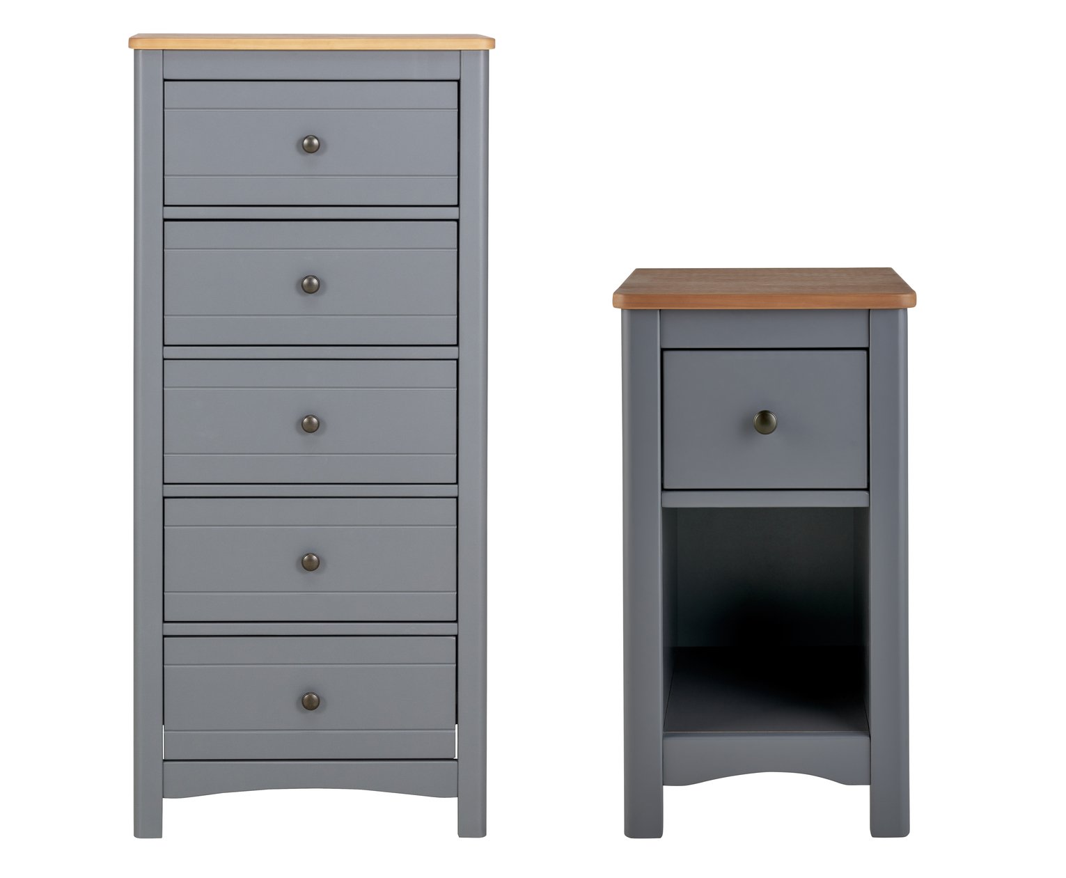 Argos Home Bournemouth Bedside Table & 5 Drw Chest Review