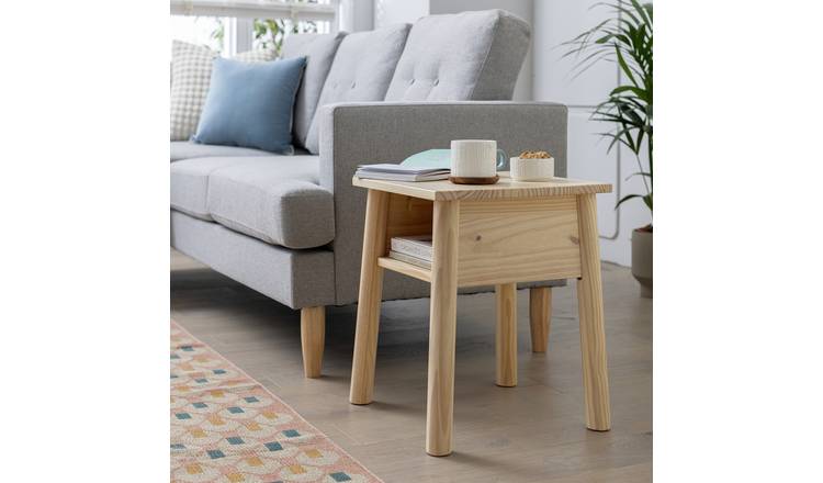 Habitat Akio Side Table - Natural