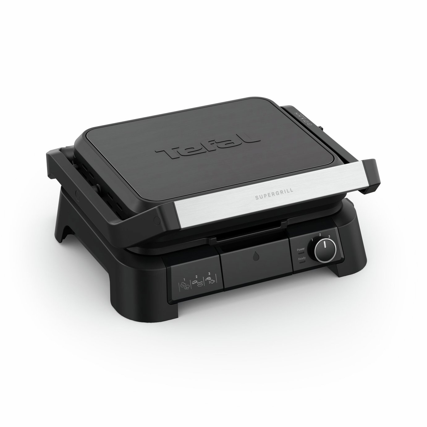 Tefal GC510 SuperGrill 3in1 BBQ Oven & Health Grill - Black