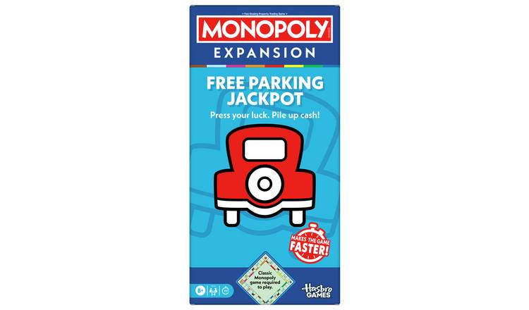 Hasbro Monopoly Free Parking Jackpot Expansion Game