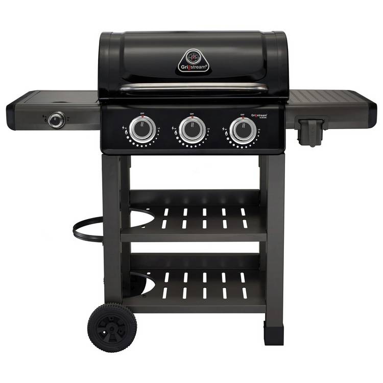 Grillstream Carbon 3 Burner BBQ 0