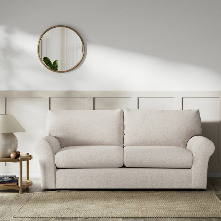 Habitat Molton Fabric 3 Seater Sofa - Natural 0