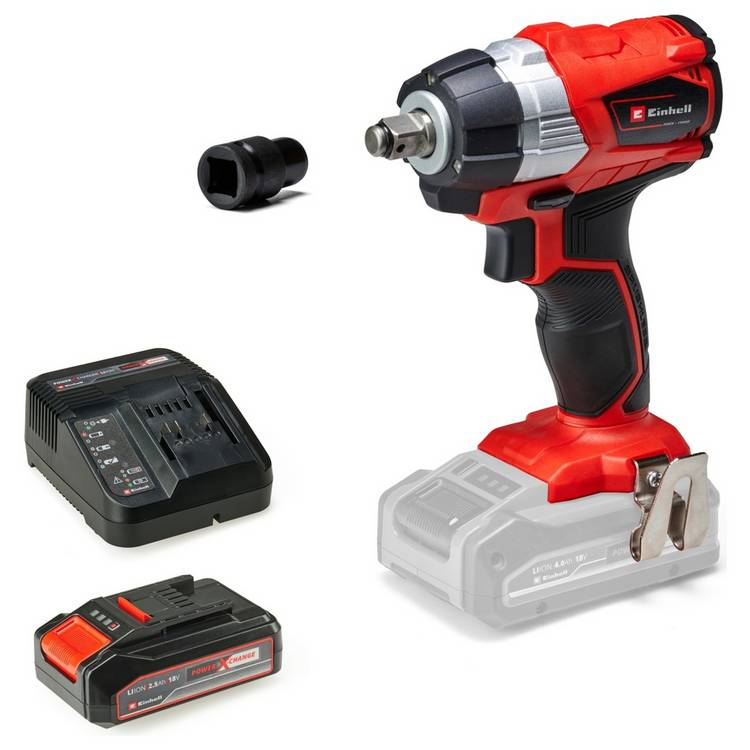 Einhell Power X-Change 2.5AH Cordless Impact Wrench- 18V 0