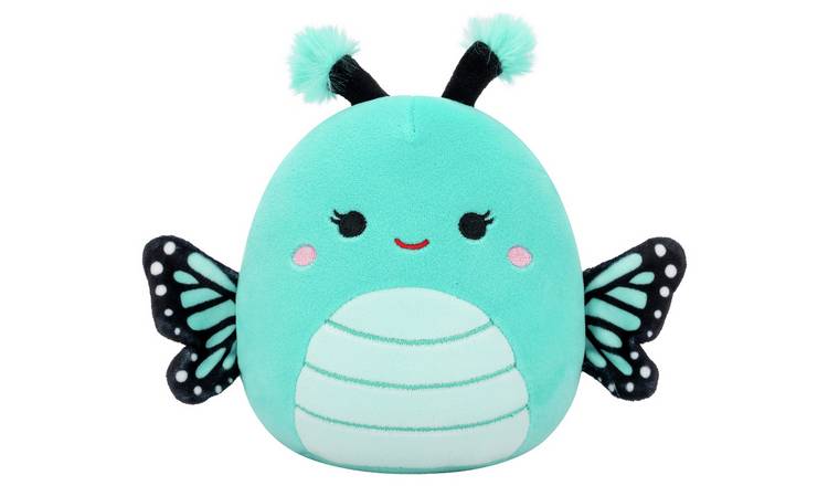 Squishmallows 7.5 inch Hydrangea Teal Butterfly Plush